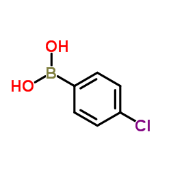 4-氯苯硼酸结构式