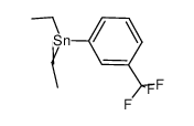 (C2H5)3SnC6H4-m-CF3结构式