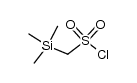 trimethylsilanyl-methanesulfonyl chloride Structure