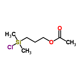 3-[Chloro(dimethyl)silyl]propyl acetate Structure