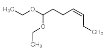 (Z)-4-hepten-1-al diethyl acetal Structure