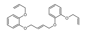 1-prop-2-enoxy-2-[4-(2-prop-2-enoxyphenoxy)but-2-enoxy]benzene结构式