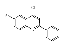 4-chloro-6-methyl-2-phenylquinoline Structure