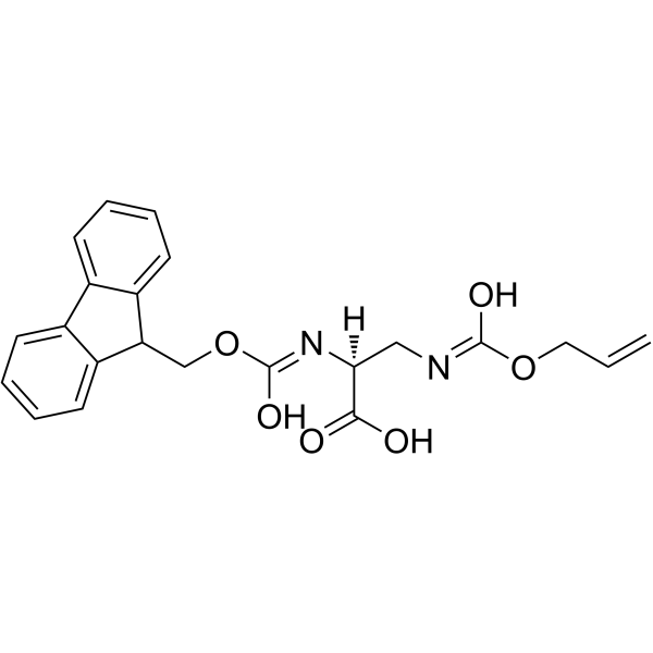 N-芴甲氧羰基-3-[[(烯丙氧基)羰基]氨基]-L-丙氨酸图片