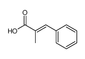 α-Methylcinnamic acid Structure