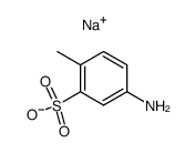 5-Amino-2-methylbenzenesulfonic acid, sodium salt Structure