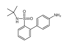 2-(4-aminophenyl)-N-tert-butylbenzenesulfonamide结构式