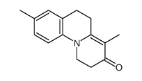 4,8-dimethyl-1,2,5,6-tetrahydrobenzo[f]quinolizin-3-one结构式