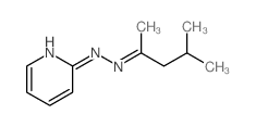 2-Pentanone,4-methyl-, 2-(2-pyridinyl)hydrazone结构式