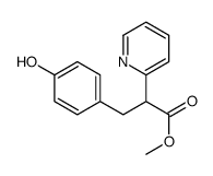 methyl 3-(4-hydroxyphenyl)-2-pyridin-2-ylpropanoate Structure