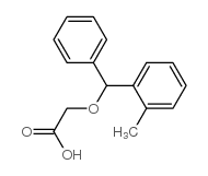 (苯基邻甲苯甲氧基)-乙酸结构式