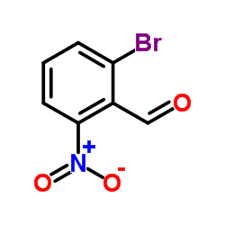 2-Bromo-6-nitrobenzaldehyde structure