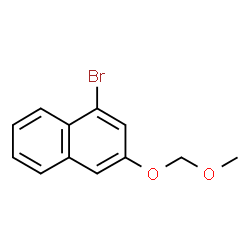 1-bromo-3-(methoxymethoxy)naphthalene Structure