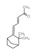 (E,5Z)-5-(3,3-dimethyl-2-bicyclo[2.2.1]heptanylidene)pent-3-en-2-one Structure