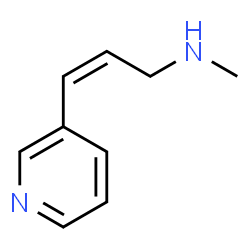 2-Propen-1-amine,N-methyl-3-(3-pyridinyl)-,(2Z)-(9CI)结构式