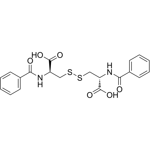 N,N'-二苯甲酰基-L-胱氨酸结构式