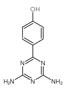 4-(4,6-二氨基-1,3,5-噻嗪)苯酚结构式