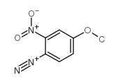 4-methoxy-2-nitrobenzenediazonium Structure