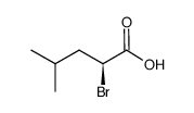 (S)-2-溴-4-甲基戊酸结构式