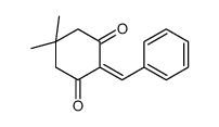 2-benzylidene-5,5-dimethylcyclohexane-1,3-dione Structure