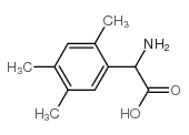 氨基(2,4,5-三甲基苯基)乙酸结构式