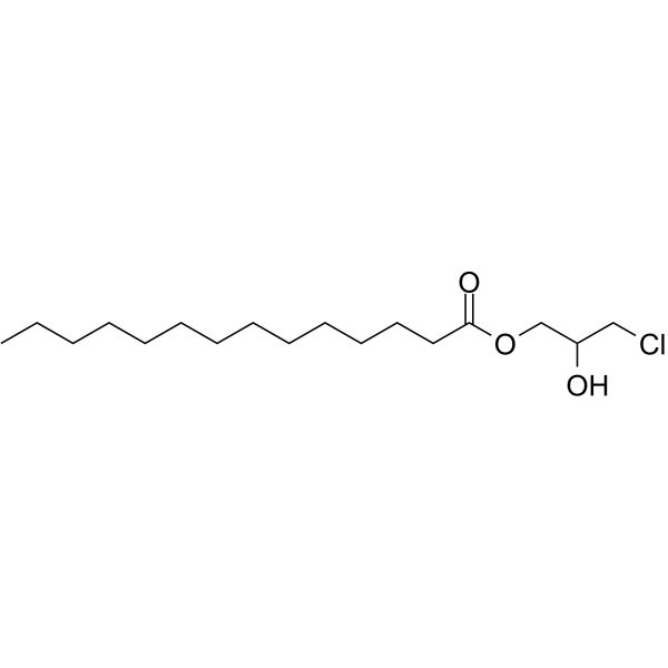 1-Myristoyl-3-chloropropanediol Structure