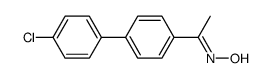 1-(4'-chloro-biphenyl-4-yl)-ethanone oxime结构式