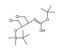 2S-叔丁基二甲基甲硅烷氧基-3R-(t-Boc)-氨基-1,4-二氯丁烷结构式