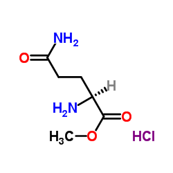 L-谷氨酰胺甲酯盐酸盐结构式