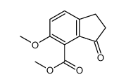 2,3-二氢-5-甲氧基-3-氧代-1H-茚-4-羧酸甲酯结构式
