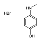 4-(methylamino)phenol,hydrobromide Structure