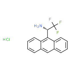 (S)-1-(蒽-9-基)-2,2,2-三氟乙胺盐酸盐结构式