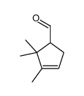 2,2,3-三甲基环戊-3-烯-1-甲醛结构式