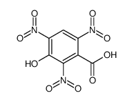3-hydroxy-2,4,6-trinitrobenzoic acid Structure
