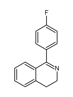 1-(4-fluorophenyl)-3,4-dihydroisoquinoline结构式