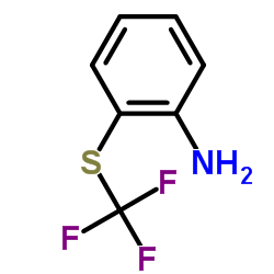 2-(三氟甲基硫代)苯胺结构式