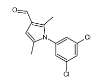 1-(3,5-dichlorophenyl)-2,5-dimethylpyrrole-3-carbaldehyde Structure