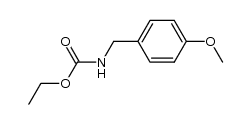 4-甲氧基苄基氨基甲酸乙酯结构式