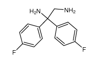 1,1-bis(4-fluorophenyl)-1,2-ethanediamine结构式