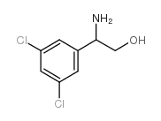 2-氨基-2-(3,5-二氯苯基)乙醇结构式