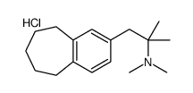 dimethyl-[2-methyl-1-(6,7,8,9-tetrahydro-5H-benzo[7]annulen-3-yl)propan-2-yl]azanium,chloride Structure