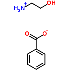 2-氨基乙醇苯甲酸盐结构式