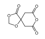 4,4-(5-oxo-1,3-dioxolane)diacetic acid anhydride结构式