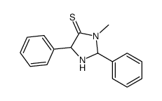 3-methyl-2,5-diphenylimidazolidine-4-thione Structure