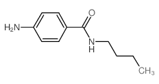 4-氨基-N-丁基苯甲酰胺结构式
