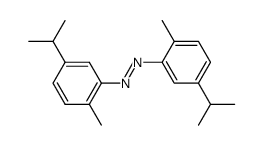 trans-2,2'-Azo-p-cymene Structure