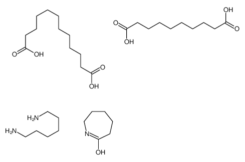 azepan-2-one,decanedioic acid,dodecanedioic acid,hexane-1,6-diamine结构式