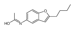 N-(2-butylbenzofuran-5-yl)acetamide Structure
