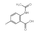 2-acetamido-5-iodo-benzoic acid Structure