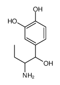 2-Amino-1-(3,4-dihydroxyphenyl)-1-butanol Structure